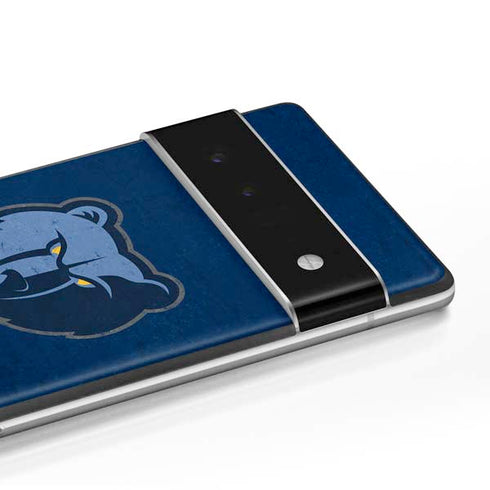 NBA Memphis Grizzlies Distressed Google Pixel 6 Skin